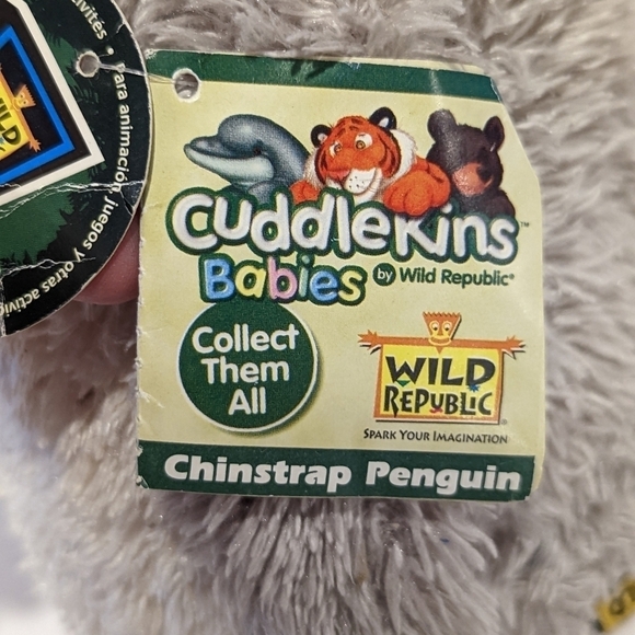 WILD Republic grey chinstrap penguin 10” - Picture 9 of 10